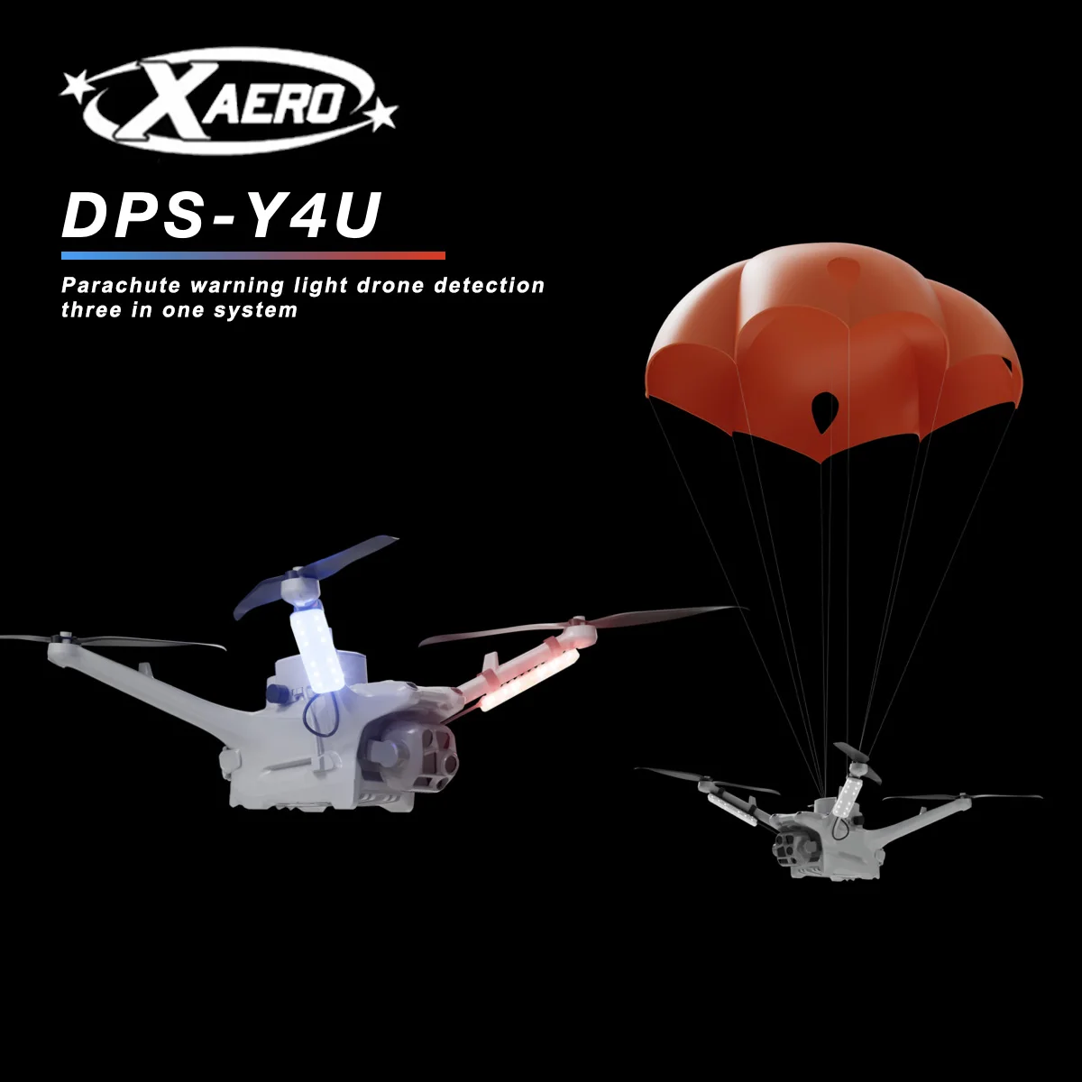 XAERO DPS-Y4U Smart Parachute System for DJI Matrice 4D/Mavic 3D – Auto Freefall Deployment, RemoteID, RGBW Lights, PSDK
XAERO DPS-Y4U Smart Parachute System for DJI Matrice 4D/Mavic 3D – Auto Freefall Deployment, RemoteID, RGBW Lights, PSDK