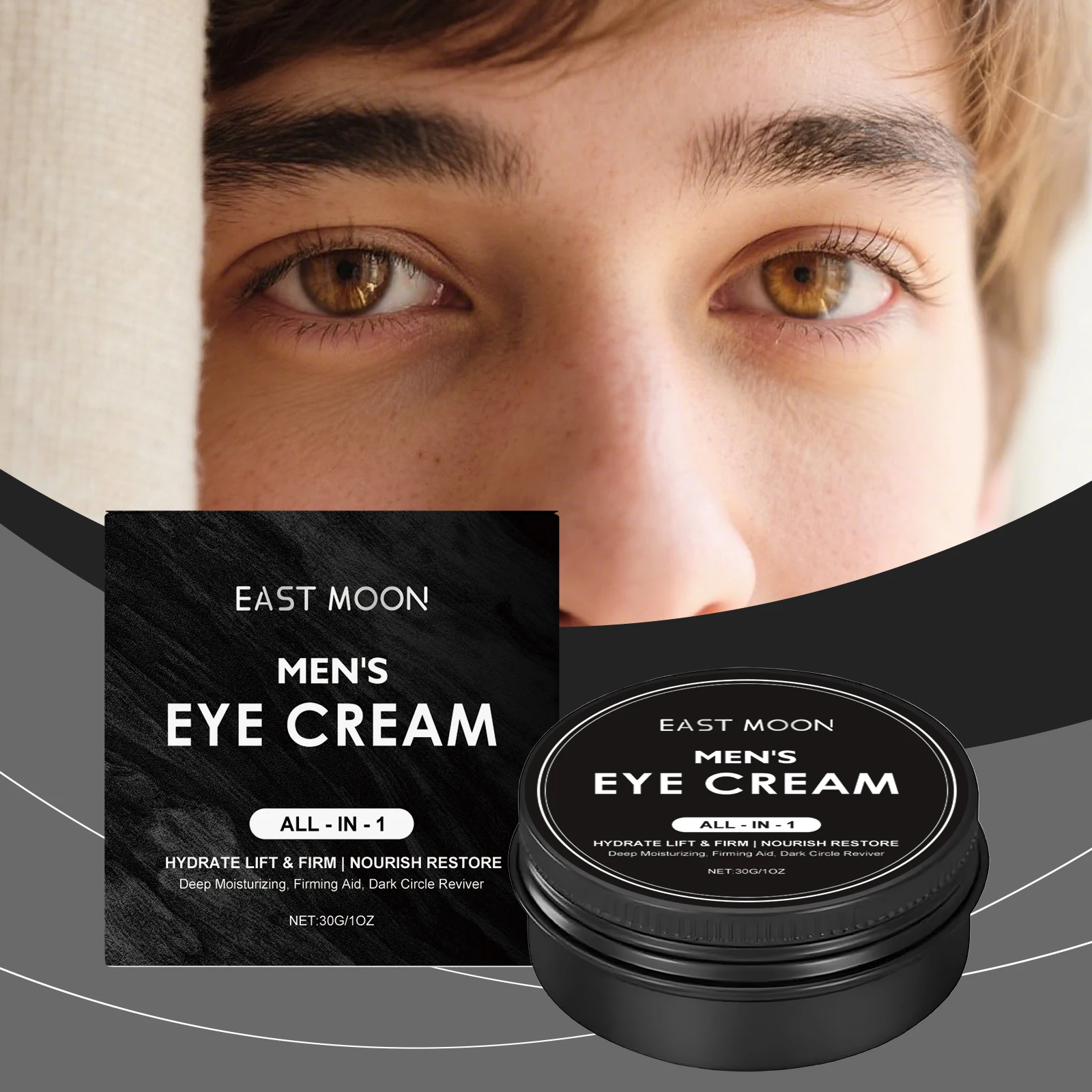 Men's Moisturizing Eye Cream - Daily Care, Hydrating and Moisturizing Eye Skin, Gentle Care Eye Cream
Men's Moisturizing Eye Cream - Daily Care, Hydrating and Moisturizing Eye Skin, Gentle Care Eye Cream