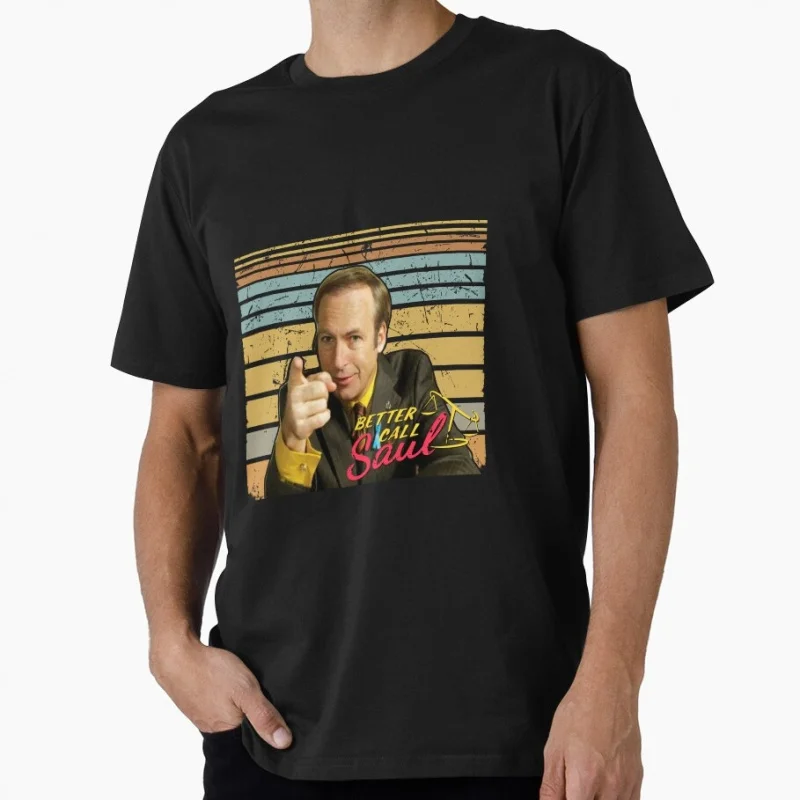 Retro Crime Movie Better Call Saul Gift t shirt 0502 Men's 100% cotton O-Neck Short Sleeve Graphic clothes All size tee S-6XL
Retro Crime Movie Better Call Saul Gift t shirt 0502 Men's 100% cotton O-Neck Short Sleeve Graphic clothes All size tee S-6XL