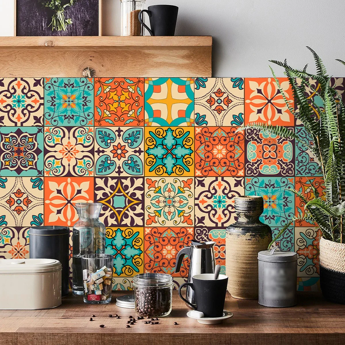 Self-Adhesive Paisley Wall Panels - Heavy-Duty Moisture-Proof Wallpaper for Kitchen Backsplash, Bathroom Wall Art
Self-Adhesive Paisley Wall Panels - Heavy-Duty Moisture-Proof Wallpaper for Kitchen Backsplash, Bathroom Wall Art
