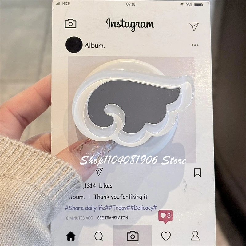 Korean White Wing Mirror Magnetic Phone Holder Phone Stand GripTok Grip Tok Support For iPhone For Magsafe Accessories Smart Tok
Korean White Wing Mirror Magnetic Phone Holder Phone Stand GripTok Grip Tok Support For iPhone For Magsafe Accessories Smart Tok