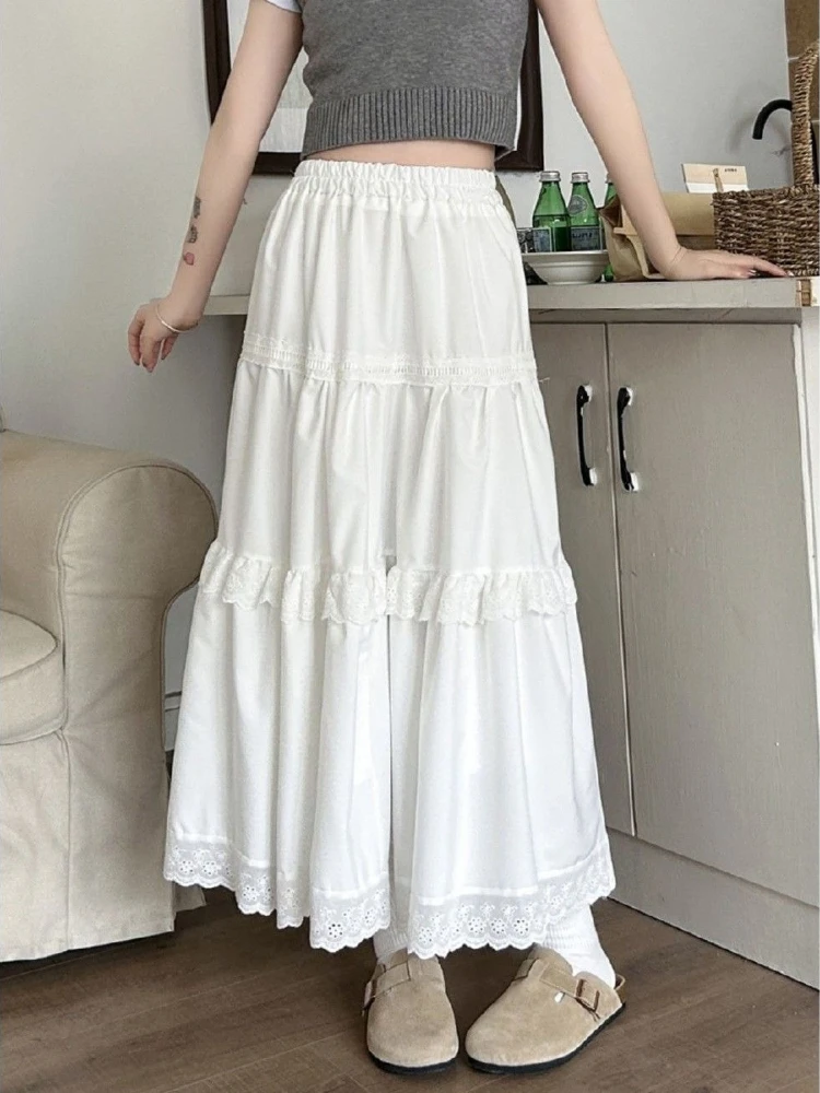 Юбки женские, милые, в консервативном стиле, однотонные, модные, с оборками для школьниц, милые, универсальные, Mujer Faldas, повседневные, с эластичной резинкой на талии, милые летние
Юбки женские, милые, в консервативном стиле, однотонные, модные, с оборками для школьниц, милые, универсальные, Mujer Faldas, повседневные, с эластичной резинкой на талии, милые летние