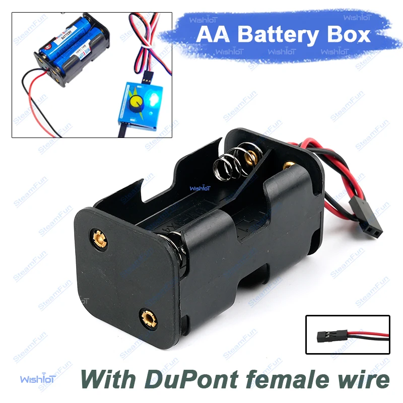 4xAA Battery Case + 3CH Digital Servo Tester ESC/CCPM Master Controller for RC Cars/Drone/Helicopter 6V Power
4xAA Battery Case + 3CH Digital Servo Tester ESC/CCPM Master Controller for RC Cars/Drone/Helicopter 6V Power