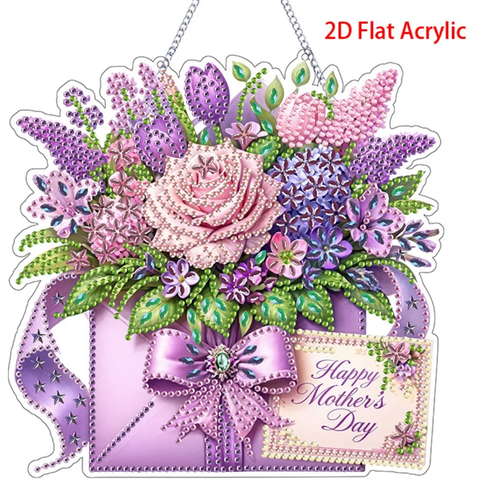 2D Flat Acrylic, 5D DIY Diamond Painting Kit suitable for beginners, acrylic mosaic handmade craft pendant, flower pattern penda
2D Flat Acrylic, 5D DIY Diamond Painting Kit suitable for beginners, acrylic mosaic handmade craft pendant, flower pattern penda