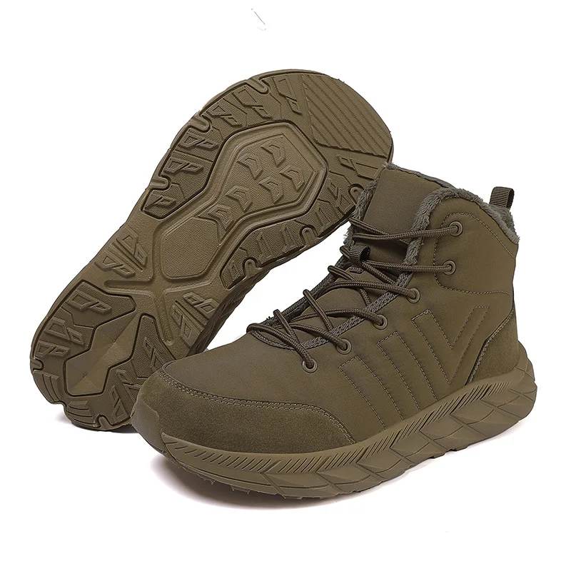 New Men's and Women's Winter Sports Shoes Outdoor Anti Slip Hiking Shoes with Fleece Camping Oversized Waterproof Tactical Boots
New Men's and Women's Winter Sports Shoes Outdoor Anti Slip Hiking Shoes with Fleece Camping Oversized Waterproof Tactical Boots