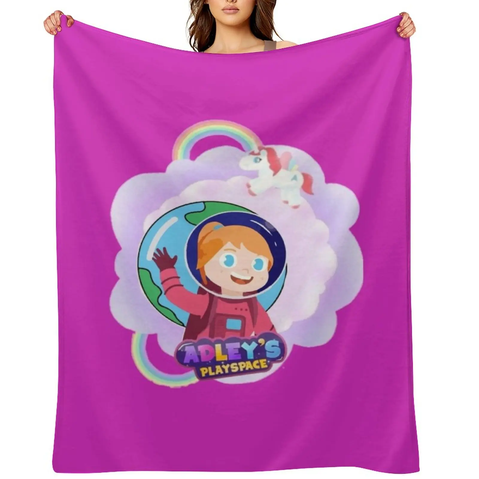 Adley's Playspace: A For Adley Unicorn and Rainbow Throw Blanket Soft Plaid Blankets For Baby funny gift Nap Blankets
Adley's Playspace: A For Adley Unicorn and Rainbow Throw Blanket Soft Plaid Blankets For Baby funny gift Nap Blankets