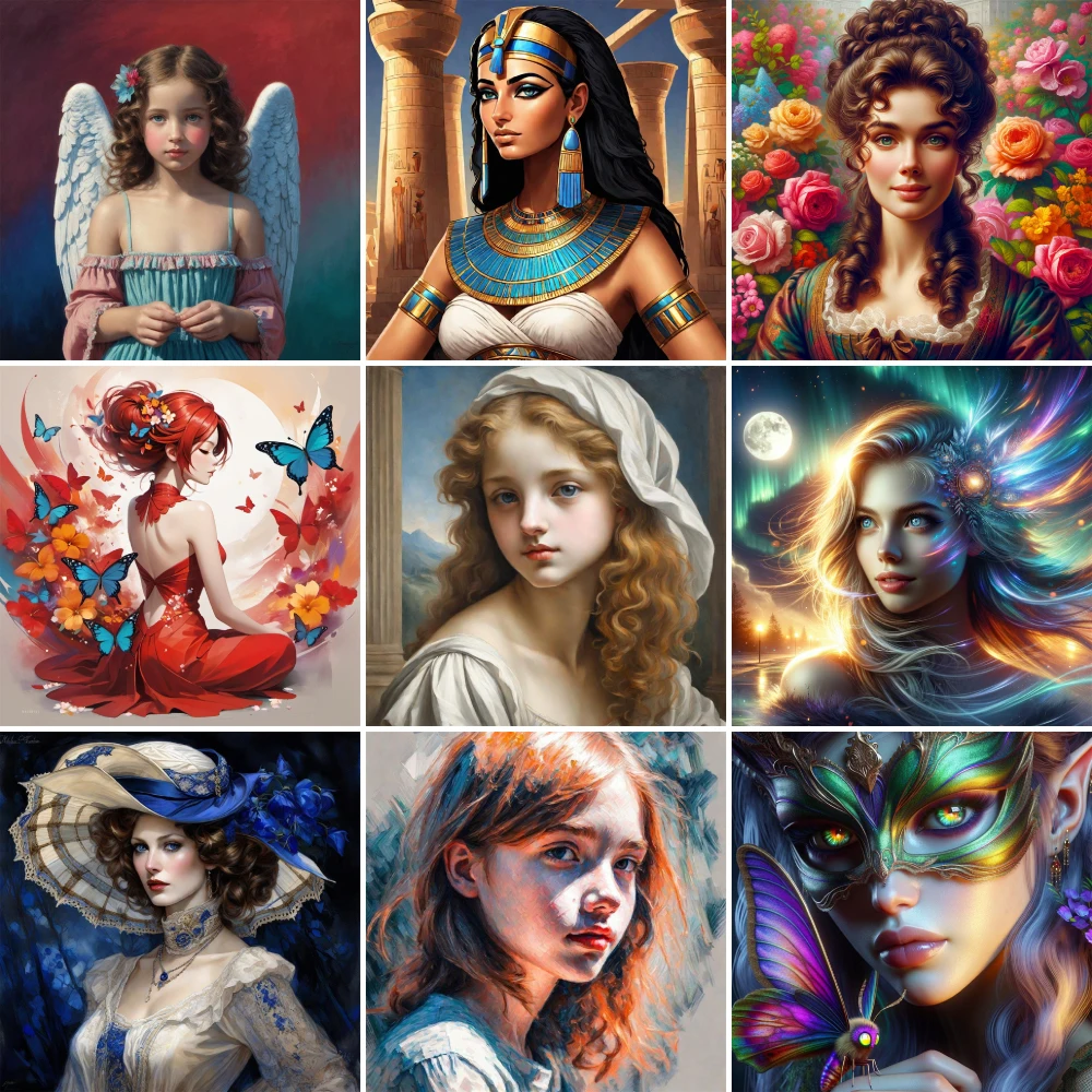 Portrait Girl Butterfly Pre-Printed 11CT Cross-Stitch Set DIY Embroidery Craft Handiwork Needlework Painting Sales Magic Needle
Portrait Girl Butterfly Pre-Printed 11CT Cross-Stitch Set DIY Embroidery Craft Handiwork Needlework Painting Sales Magic Needle