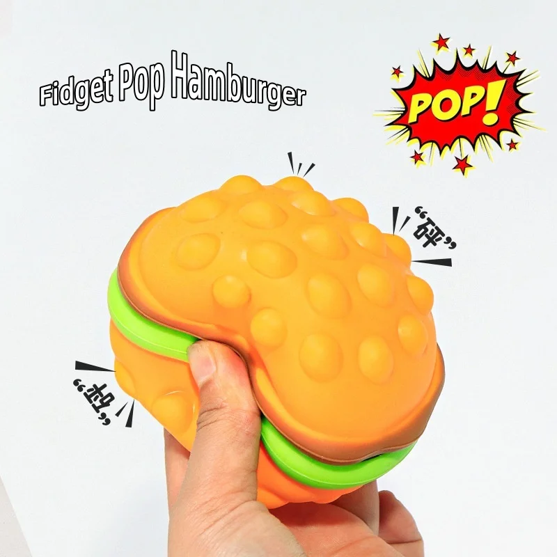 Hamburger Pop Fidget Toys Шарики для снятия стресса для детей Сенсорные игрушки для аутизма Сжимаемые игрушки для снятия стресса Декомпрессионные шарики Подарок для детей 
Hamburger Pop Fidget Toys Шарики для снятия стресса для детей Сенсорные игрушки для аутизма Сжимаемые игрушки для снятия стресса Декомпрессионные шарики Подарок для детей
