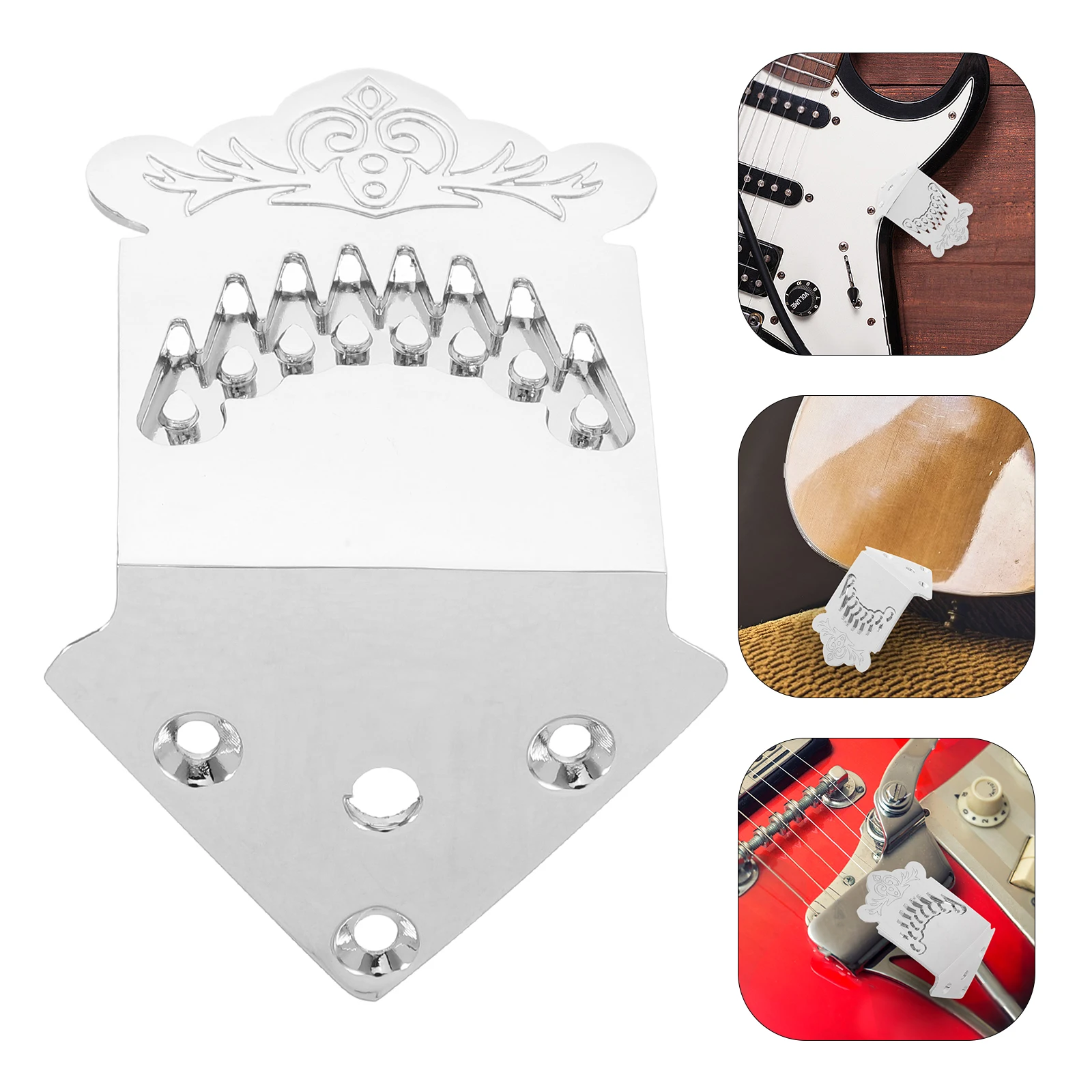 1 set 1 Set 8-String Mandolin Tailpiece Metal Bridge For Guitar String Instrument Parts Accessories Screws Traditional Triangle
1 set 1 Set 8-String Mandolin Tailpiece Metal Bridge For Guitar String Instrument Parts Accessories Screws Traditional Triangle