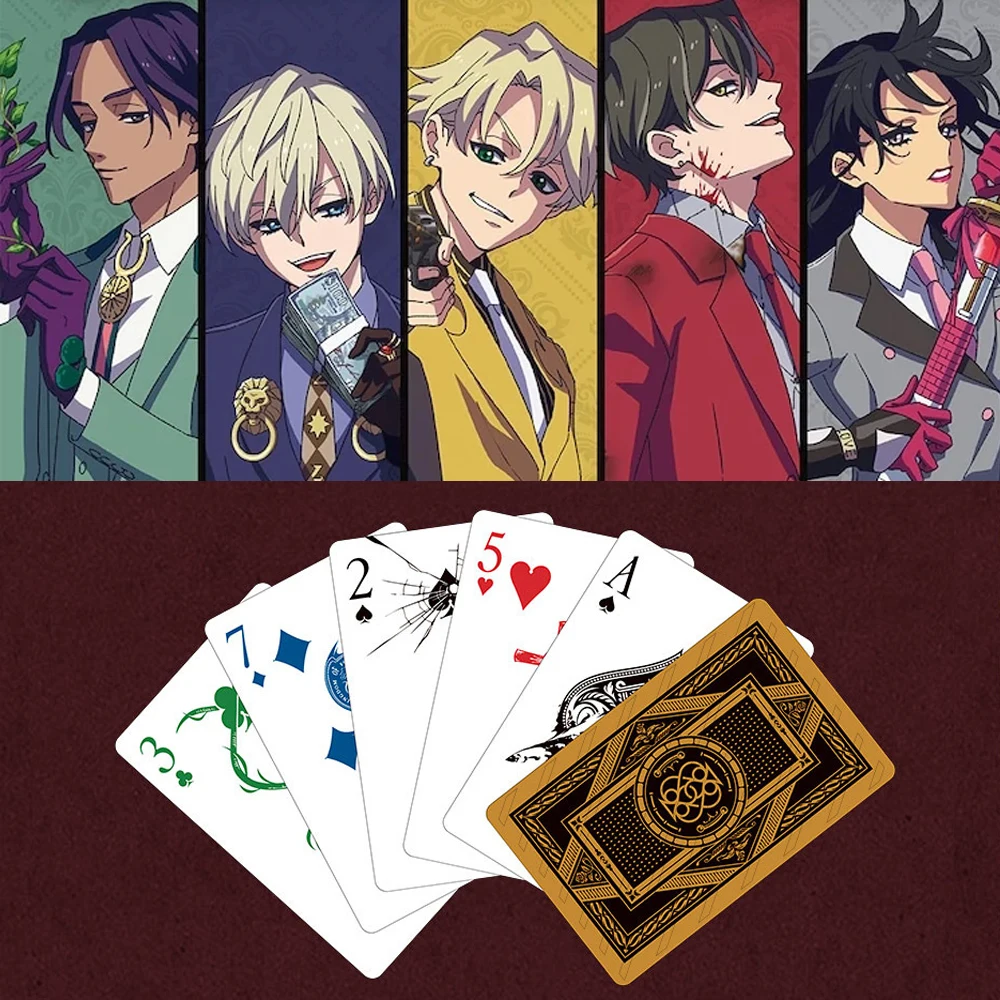 Anime HIGH CARD Finn Oldman Chris Redgrave Cosplay Poker Playing Cards Paper Board Games Props
Anime HIGH CARD Finn Oldman Chris Redgrave Cosplay Poker Playing Cards Paper Board Games Props