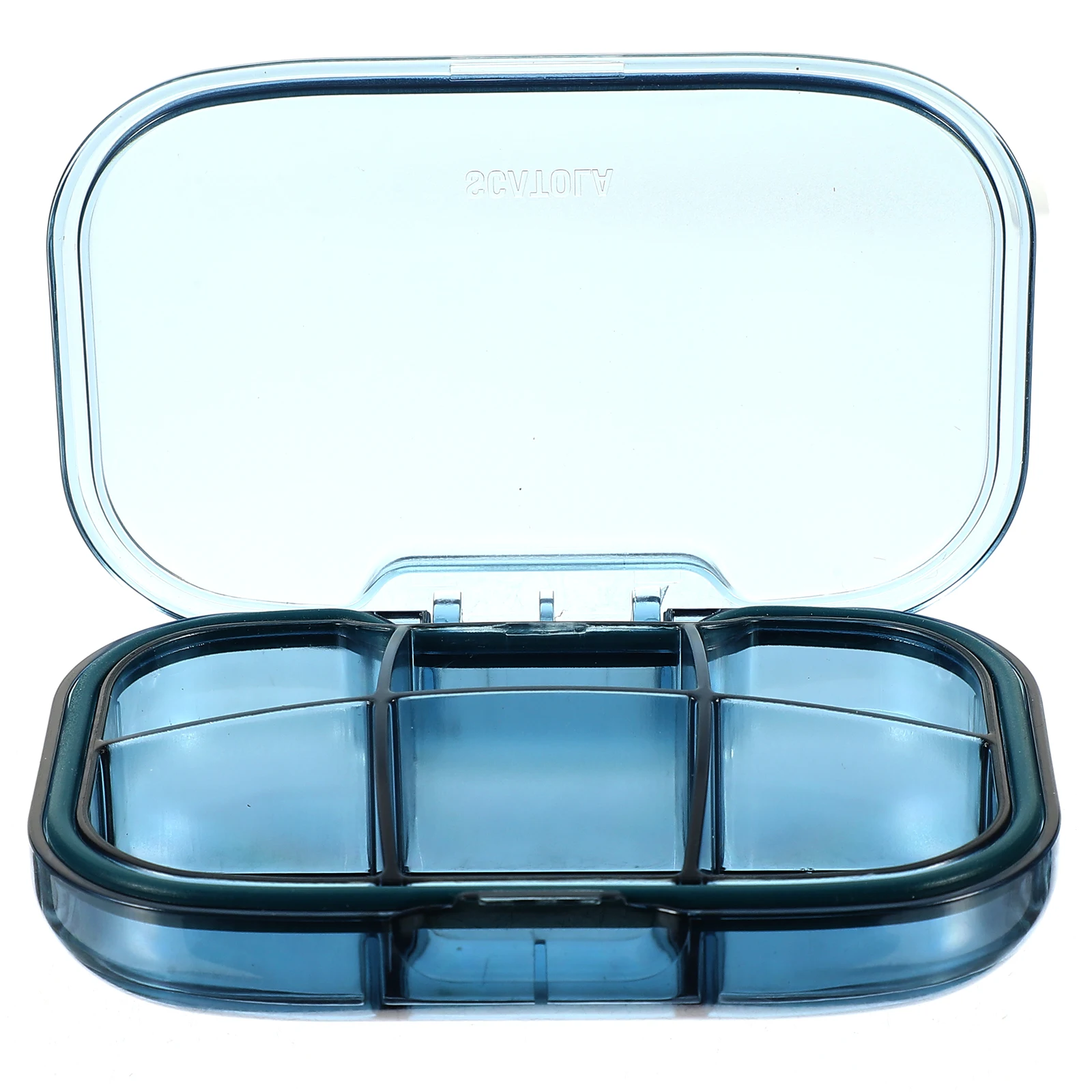 Sealed Pill Box 6 Compartments Large Blue Travel Storage Case for Tablets Medicine Household
Sealed Pill Box 6 Compartments Large Blue Travel Storage Case for Tablets Medicine Household