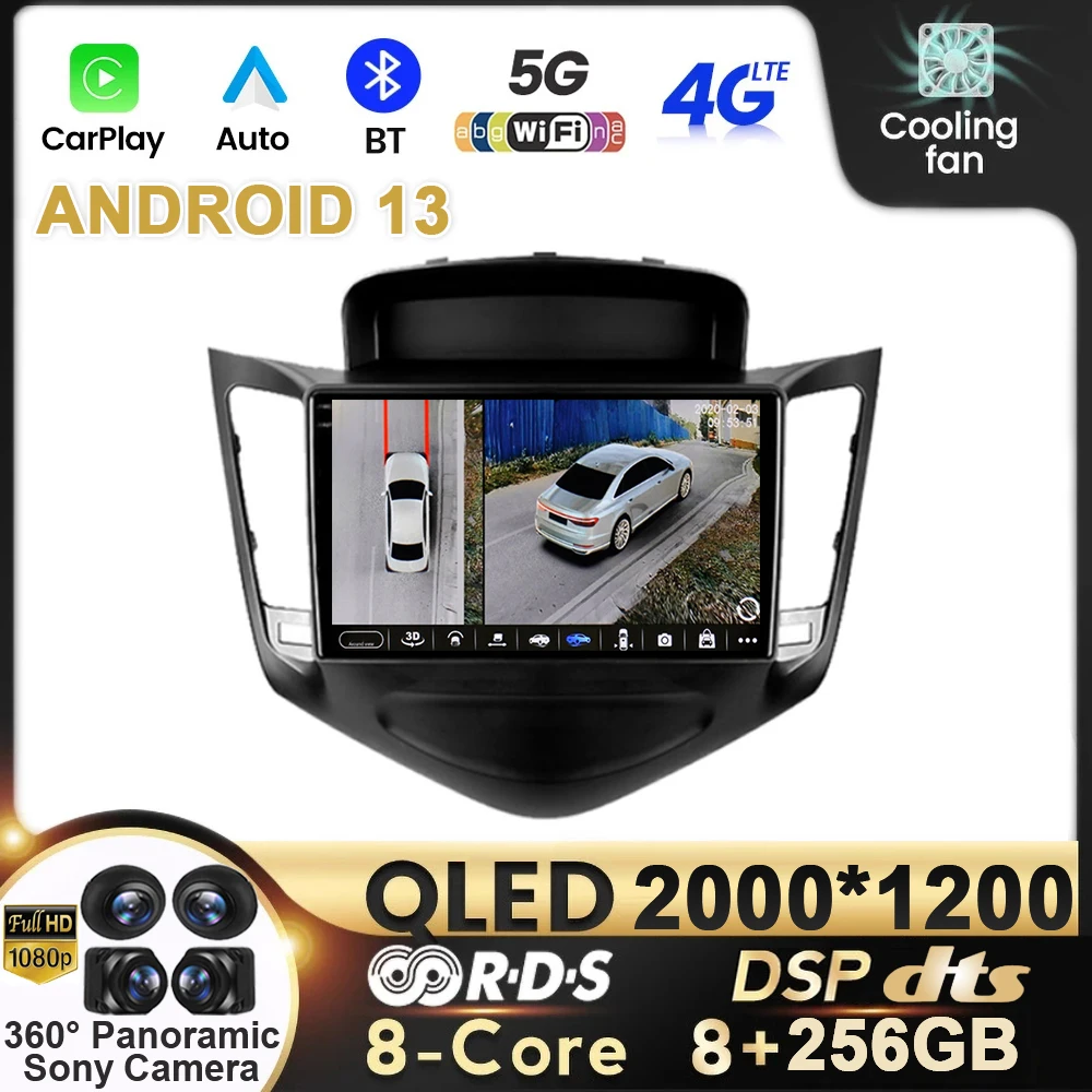 9" For Chevrolet Cruze J300 2008 - 2014 Android 13 System Auto Car Radio Wireless Carplay Multimedia Player Navigation GPS 2 din
9" For Chevrolet Cruze J300 2008 - 2014 Android 13 System Auto Car Radio Wireless Carplay Multimedia Player Navigation GPS 2 din