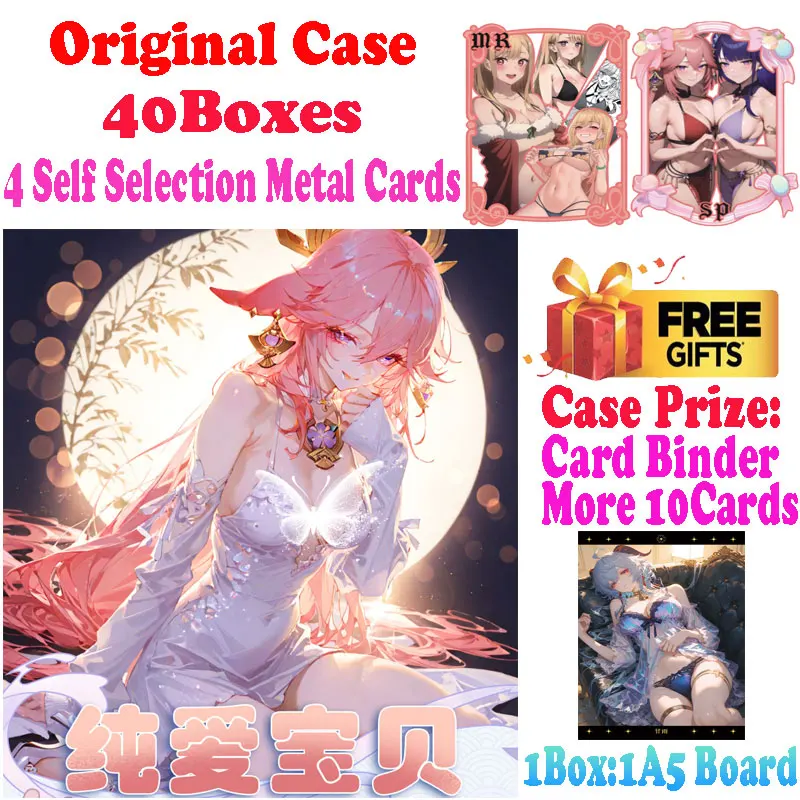 2025 Lastest A5 Size Pure Love Baby Waifu Card Board Raiden Ganyu Palying Trading Artboard TCG Toys Hobby Gift
2025 Lastest A5 Size Pure Love Baby Waifu Card Board Raiden Ganyu Palying Trading Artboard TCG Toys Hobby Gift