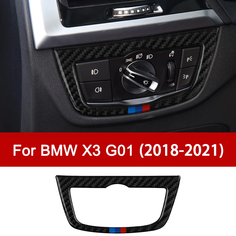 For BMW X3 G01 2018-2021, Carbon Fiber Headlight Switch Decorative Sticker Interior Modification Accessories Luxury Upgrade
For BMW X3 G01 2018-2021, Carbon Fiber Headlight Switch Decorative Sticker Interior Modification Accessories Luxury Upgrade
