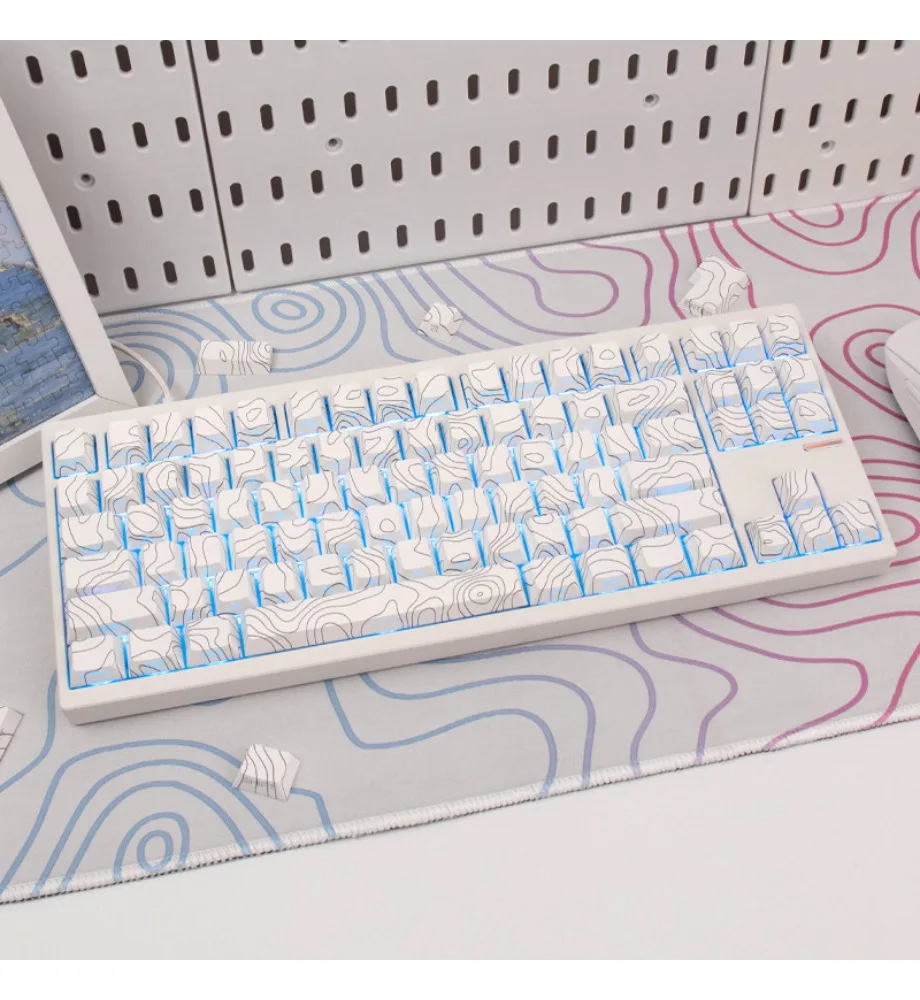 New contour black/white side transparent keycap 131 key PBT hot sublimation original factory suitable for Wooting
New contour black/white side transparent keycap 131 key PBT hot sublimation original factory suitable for Wooting