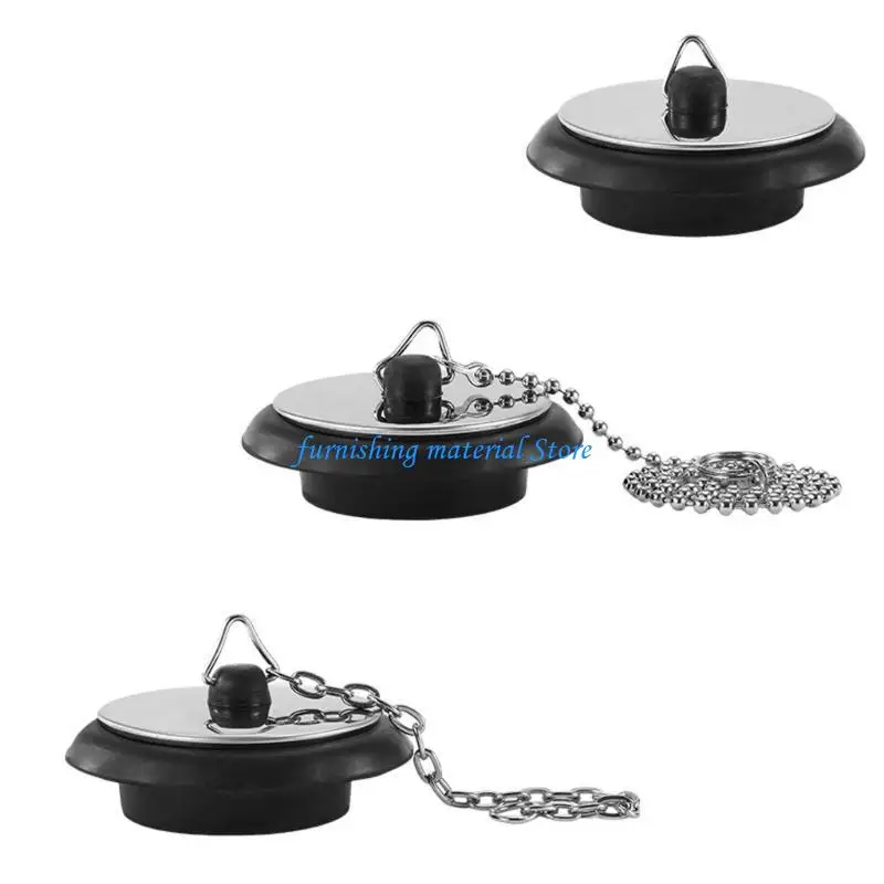 Y5GD Rubber Drain Stopper Multiple Use Rubber Drain Plugs for Household Sinks & Tub
Y5GD Rubber Drain Stopper Multiple Use Rubber Drain Plugs for Household Sinks & Tub