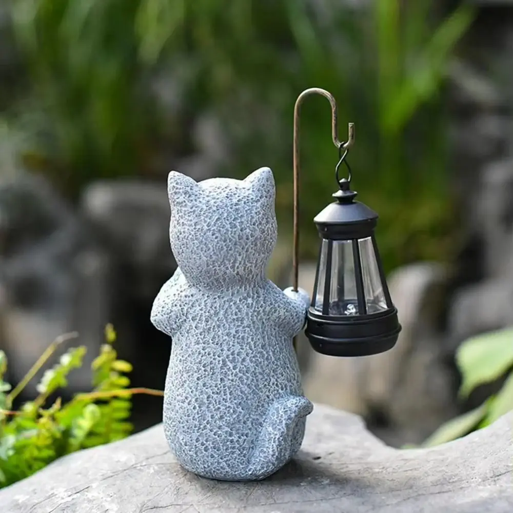 IP44 Waterproof Garden Cat Figurine Auto On/Off Resin Material Solar Lantern Solar Lights UV Resistant LED Lamp Night Lighting
IP44 Waterproof Garden Cat Figurine Auto On/Off Resin Material Solar Lantern Solar Lights UV Resistant LED Lamp Night Lighting