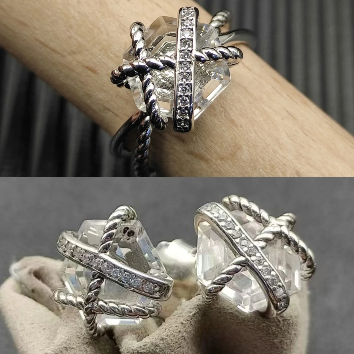 Новый высококачественный элегантный и лаконичный набор украшений 2025 года: серьги-гвоздики и кольцо с шестиугольными бриллиантами — подарок на День святого Валентина
Новый высококачественный элегантный и лаконичный набор украшений 2025 года: серьги-гвоздики и кольцо с шестиугольными бриллиантами — подарок на День святого Валентина