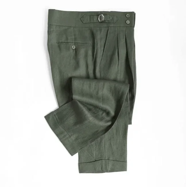 100% Linen Neapolitan Straight Pants Men's Casual Business Light Luxury Versatile Pants
100% Linen Neapolitan Straight Pants Men's Casual Business Light Luxury Versatile Pants