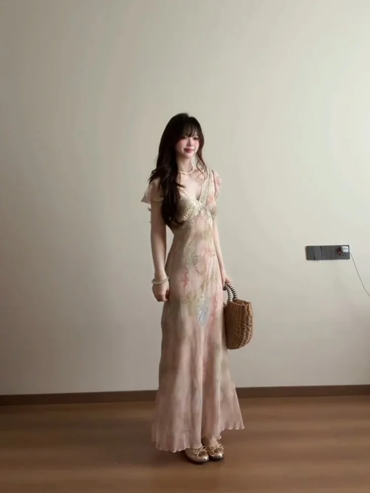 Sweet Floral Skirt with Lace High Waist Gentle Style Women's Summer Vintage Long Dress City Commuting Date Party Ball Daily W...
Sweet Floral Skirt with Lace High Waist Gentle Style Women's Summer Vintage Long Dress City Commuting Date Party Ball Daily W...