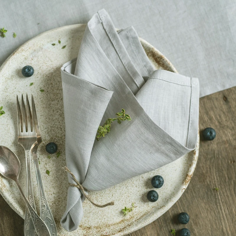 Linen Napkins Set of 4 - Premium Eco-Friendly Table Mats 16x16Inch Reusable Placemat for Dining Kitchen Party Wedding Decoration
Linen Napkins Set of 4 - Premium Eco-Friendly Table Mats 16x16Inch Reusable Placemat for Dining Kitchen Party Wedding Decoration