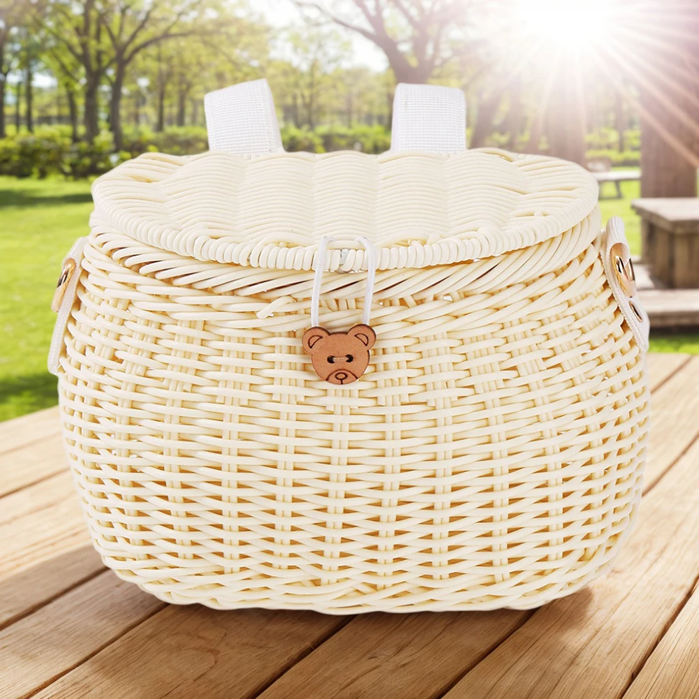 Upgraded Cycling Handlebar Basket Backpack Adjustable Leather Straps Bike Scooter Tricycle Wicker Basket for Kids Adult Bikes
Upgraded Cycling Handlebar Basket Backpack Adjustable Leather Straps Bike Scooter Tricycle Wicker Basket for Kids Adult Bikes