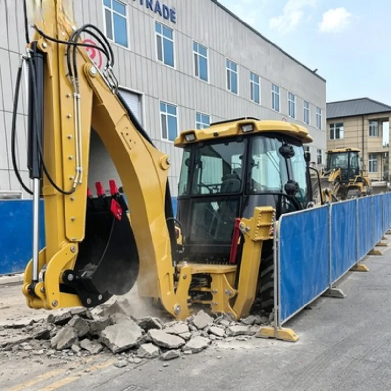 CE EPA Backhoe Loader 4x4 Wheel Front End Loader Diesel Earth Moving Machinery 70KW 75KW
CE EPA Backhoe Loader 4x4 Wheel Front End Loader Diesel Earth Moving Machinery 70KW 75KW
