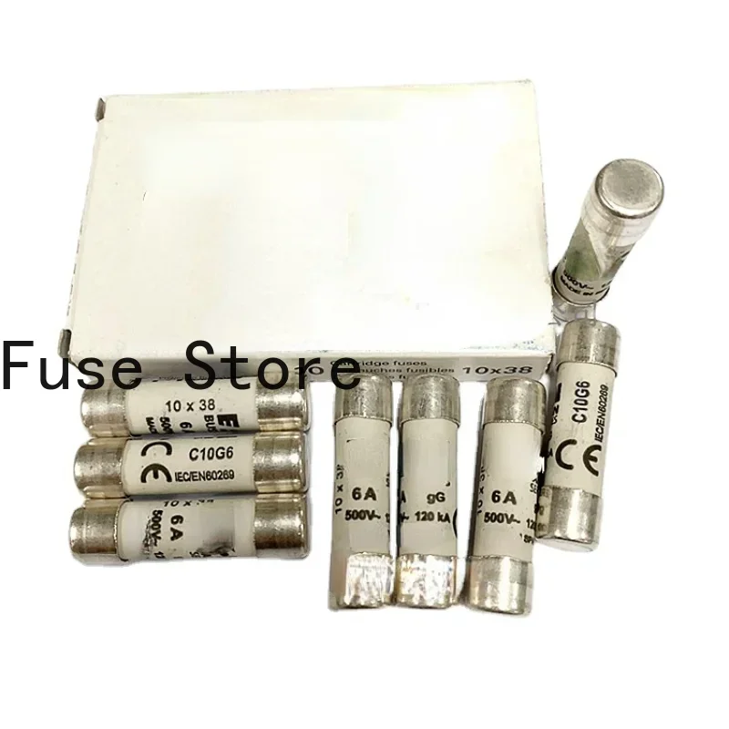 1PCS Fuse Genuine C10G6 500V 6A 10*38mm GG/gL.
1PCS Fuse Genuine C10G6 500V 6A 10*38mm GG/gL.