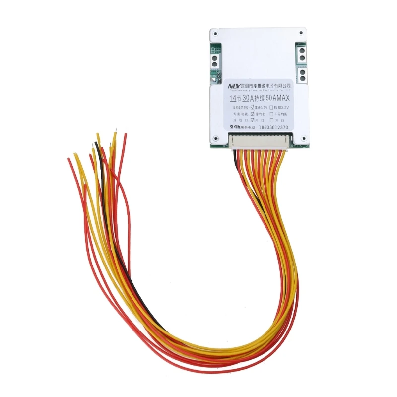 M6CF Compact Lithium- Battery for Protection Battery for Protection Board with Balancing 14S 48V 30A Used for Electric S
M6CF Compact Lithium- Battery for Protection Battery for Protection Board with Balancing 14S 48V 30A Used for Electric S