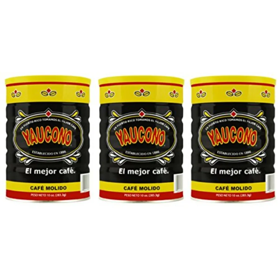 Yaucono Ground Coffee, Arabica Medium Roast, Smooth and Balanced Puerto Rican Coffee, 10 Ounce Can Pack of 3
Yaucono Ground Coffee, Arabica Medium Roast, Smooth and Balanced Puerto Rican Coffee, 10 Ounce Can Pack of 3