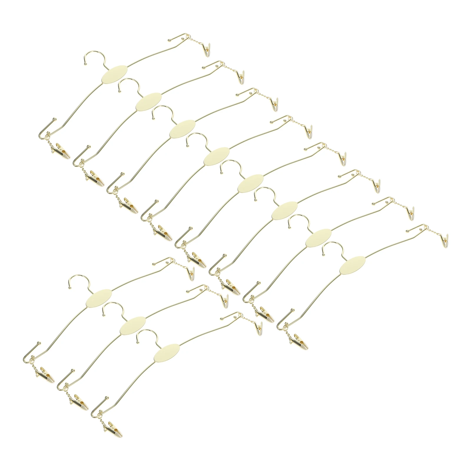 10 Pcs Underwear Rack Clothes Hanger Clothing Hangers Clip with Clips Iron Travel
10 Pcs Underwear Rack Clothes Hanger Clothing Hangers Clip with Clips Iron Travel