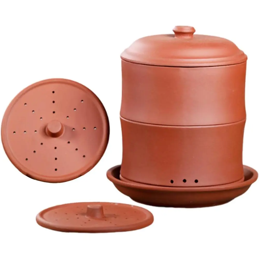 Red 7.17 Diameter Violet Clay Seed Sprouter with Lid for Growing Bean and Alfalfa Sprouts
Red 7.17 Diameter Violet Clay Seed Sprouter with Lid for Growing Bean and Alfalfa Sprouts