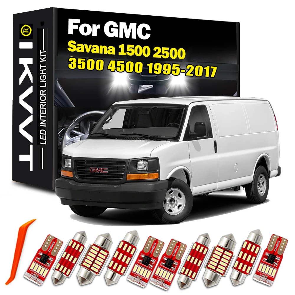 IKVVT Canbus светодиодный комплект внутреннего купольного освещения для GMC Savana 1500 2500 3500 4500 1995-2014 2015 2016 2017 автомобильные лампы аксессуары
IKVVT Canbus светодиодный комплект внутреннего купольного освещения для GMC Savana 1500 2500 3500 4500 1995-2014 2015 2016 2017 автомобильные лампы аксессуары
