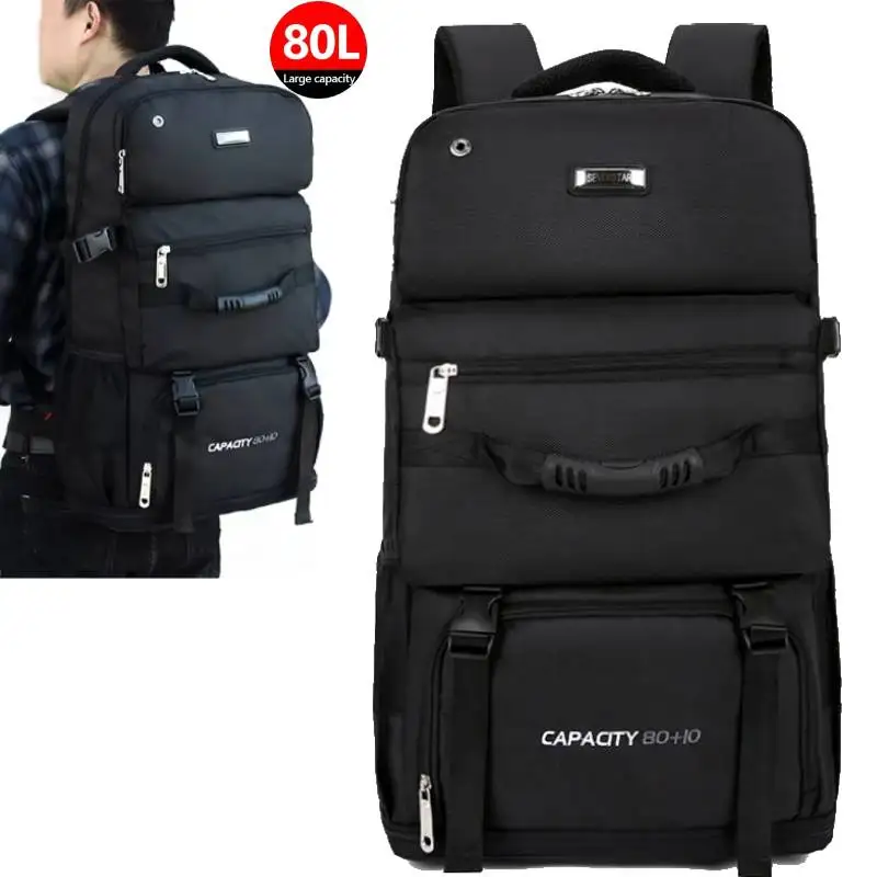 60L 80L Climbing Backpack Hiking Camping Rucksack Outdoor Travel Trekking Mountaineering Bag Large Sport Luggage Storage Bags
60L 80L Climbing Backpack Hiking Camping Rucksack Outdoor Travel Trekking Mountaineering Bag Large Sport Luggage Storage Bags