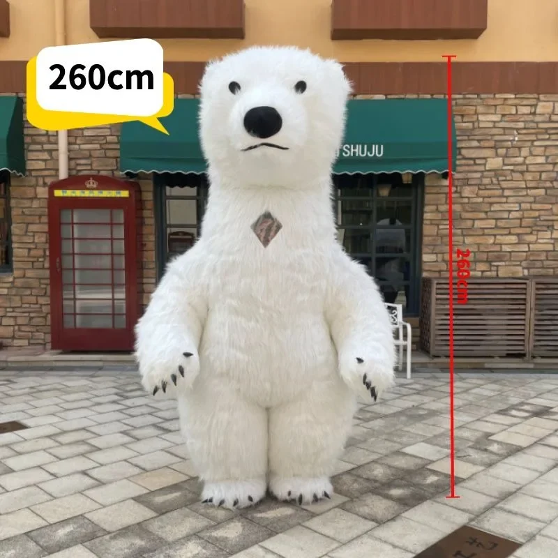 10ft Giant Inflatable Polar Bear Costume Adult Blow Up Fur Plush Mascot Suit Animal Character Inflated Garment for Events Party
10ft Giant Inflatable Polar Bear Costume Adult Blow Up Fur Plush Mascot Suit Animal Character Inflated Garment for Events Party