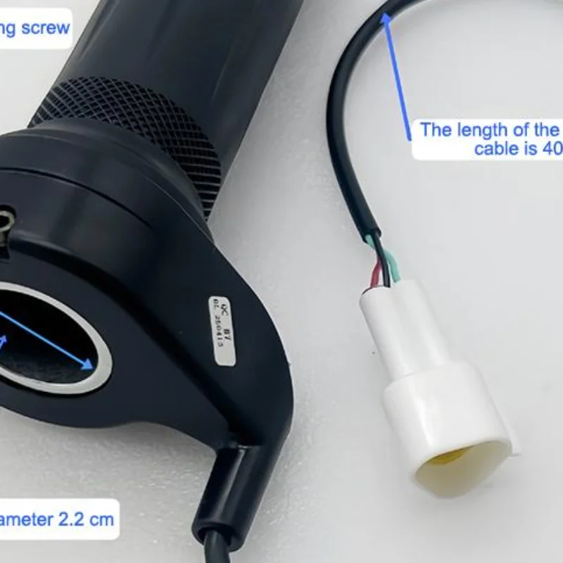 Universal Three-wire Speed Controller Ergonomic Electric Vehicle Throttle Comfortable Grip for Long-Distance Travels
Universal Three-wire Speed Controller Ergonomic Electric Vehicle Throttle Comfortable Grip for Long-Distance Travels