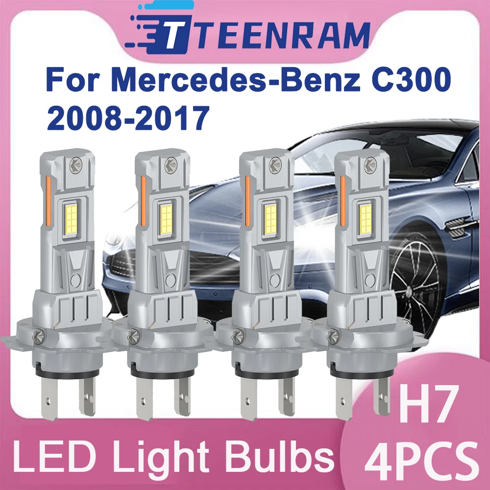 H7 6000K Super Bright 150W 3570 CSP High Low Beam Front Auto Light Replacement Kit For Mercedes-Benz C300 2008-2017
H7 6000K Super Bright 150W 3570 CSP High Low Beam Front Auto Light Replacement Kit For Mercedes-Benz C300 2008-2017