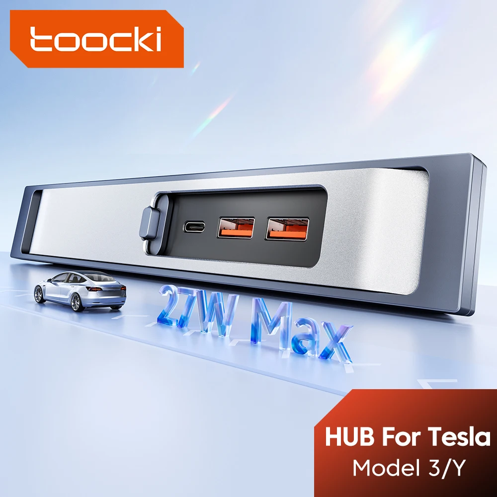 Автомобильный USB-хаб Toocki с быстрой зарядкой PD 27W, док-станция для Tesla Model 3/Y, USB-C адаптер, разветвитель питания, удлинитель
Автомобильный USB-хаб Toocki с быстрой зарядкой PD 27W, док-станция для Tesla Model 3/Y, USB-C адаптер, разветвитель питания, удлинитель