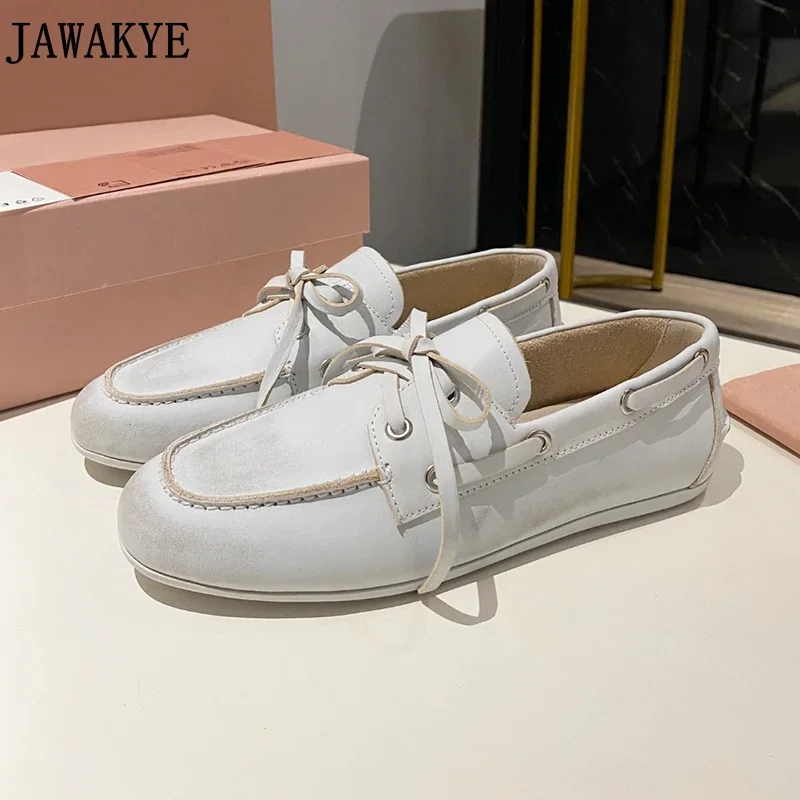 White Leather Lace Up Flat Loafers Shoes Women Round Toe Formal Office Dress Shoes Casual Driving Vacation Walking Shoes Woman
White Leather Lace Up Flat Loafers Shoes Women Round Toe Formal Office Dress Shoes Casual Driving Vacation Walking Shoes Woman