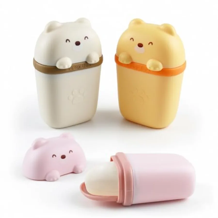 3Pcs Cute Travel Soap Case, Portable Leakproof Soap Container Box Dish with Lid, Draining Soap Holder with Covers for Bathroom
3Pcs Cute Travel Soap Case, Portable Leakproof Soap Container Box Dish with Lid, Draining Soap Holder with Covers for Bathroom