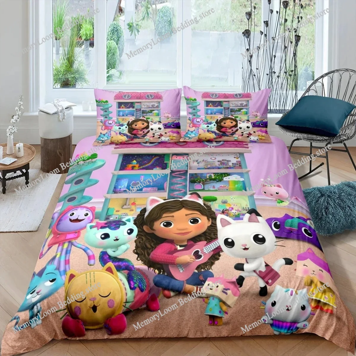 Gabbys Doll house 3D Printed Duvet Case Pillowcase Bedding Set Twin Full King for Kids Adults Bedroom Home Textileextile
Gabbys Doll house 3D Printed Duvet Case Pillowcase Bedding Set Twin Full King for Kids Adults Bedroom Home Textileextile