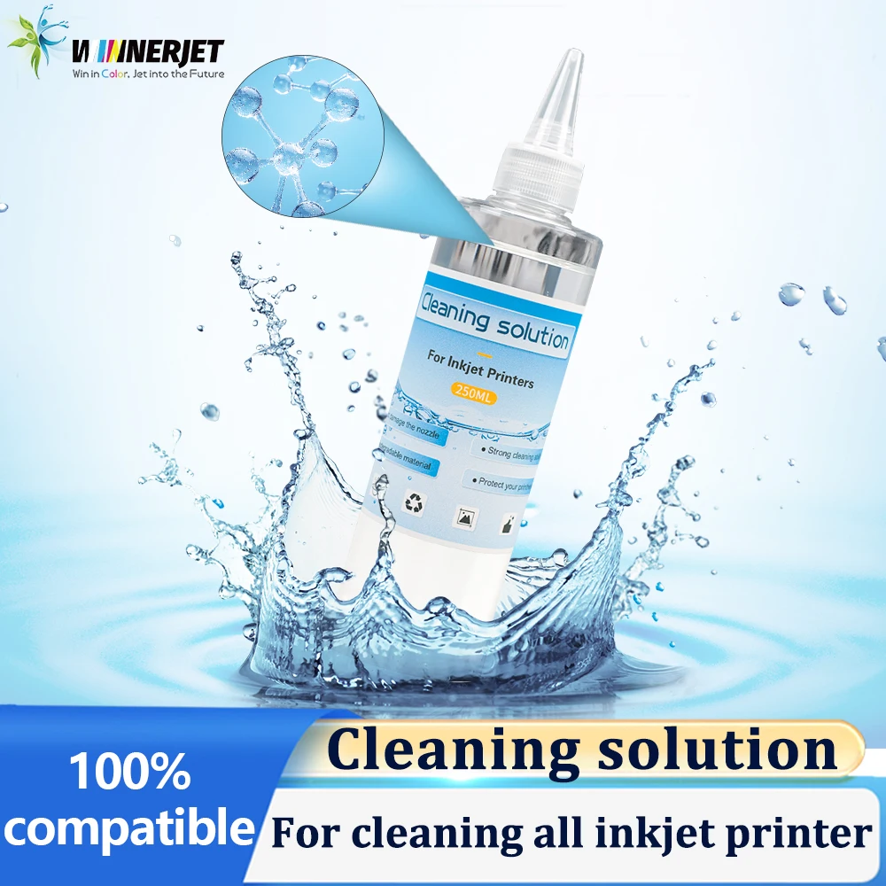 250 мл раствор для чистки струйных принтеров для Epson HP Canon Sawgrass Brother Lexmark и т. д.... Краска, пигмент, сублимационная чистка чернил
250 мл раствор для чистки струйных принтеров для Epson HP Canon Sawgrass Brother Lexmark и т. д.... Краска, пигмент, сублимационная чистка чернил