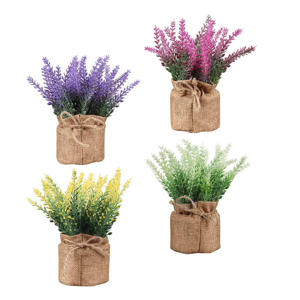Набор из 4 искусственных лавандовых бонсай: миниатюрные декоративные цветы для рабочего стола, изящные и стильные украшения в горшках
Набор из 4 искусственных лавандовых бонсай: миниатюрные декоративные цветы для рабочего стола, изящные и стильные украшения в горшках
