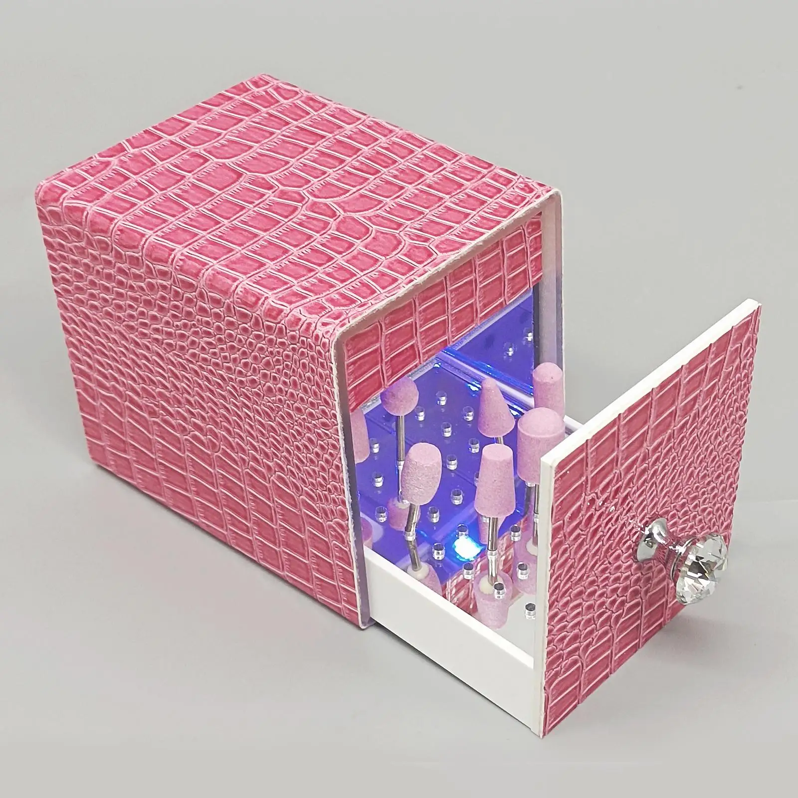 Nail Art Sterilizer Acrylic Sterilizer Box Organizer Beauty Tool Equipment for Salon Manicure Pink
Nail Art Sterilizer Acrylic Sterilizer Box Organizer Beauty Tool Equipment for Salon Manicure Pink