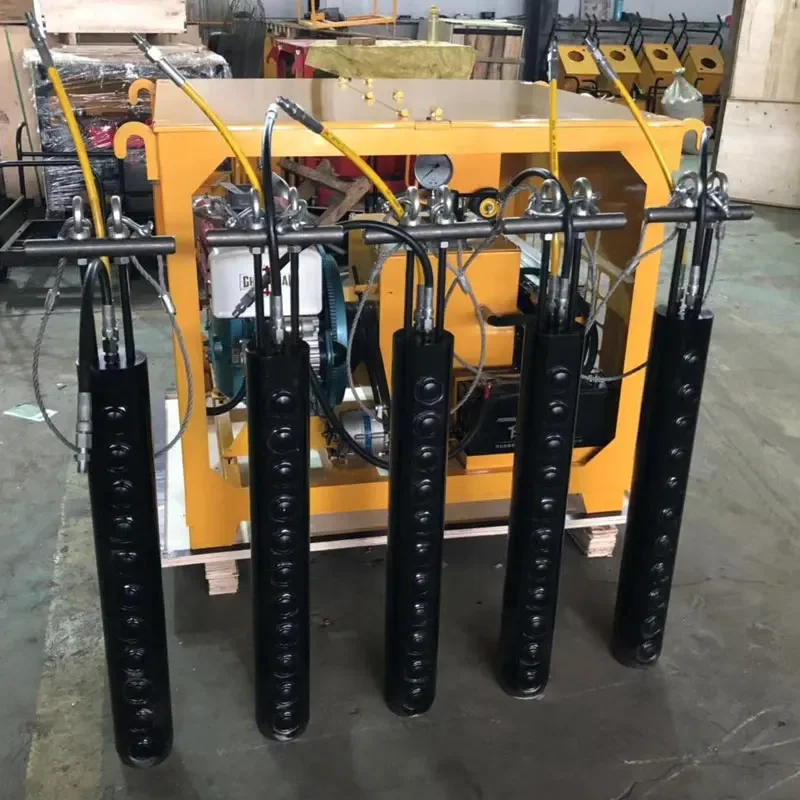 YG Customized Hydraulic Rock Splitter Machine With Power Pack Price Hydraulic Rock Splitter For Mining Rock Splitting
YG Customized Hydraulic Rock Splitter Machine With Power Pack Price Hydraulic Rock Splitter For Mining Rock Splitting
