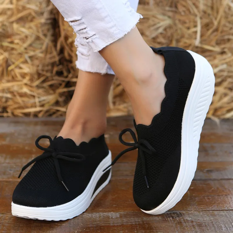 Women's Casual Shoes 2023 Fashion New Mesh Wedge Platform Shoes Outdoor Lightweight Comfortable Thick Sole Sneakers Women
Women's Casual Shoes 2023 Fashion New Mesh Wedge Platform Shoes Outdoor Lightweight Comfortable Thick Sole Sneakers Women