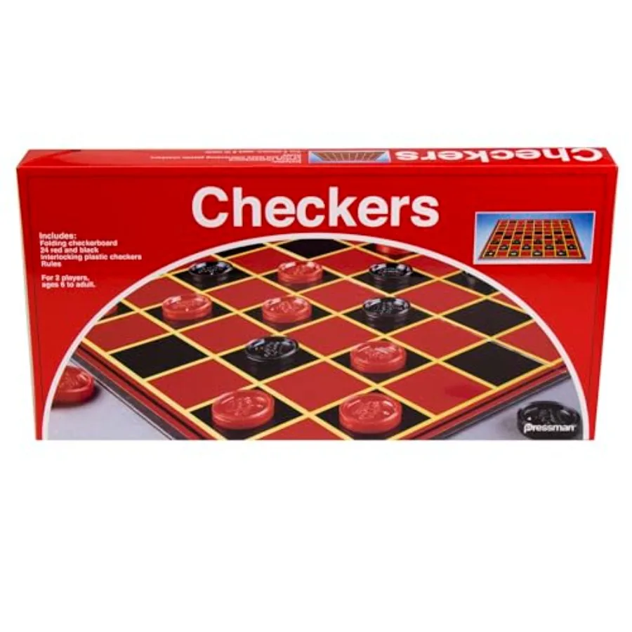 Checker -- Claic Game With Folding Board and Interlocking Checker, 2
Checker -- Claic Game With Folding Board and Interlocking Checker, 2