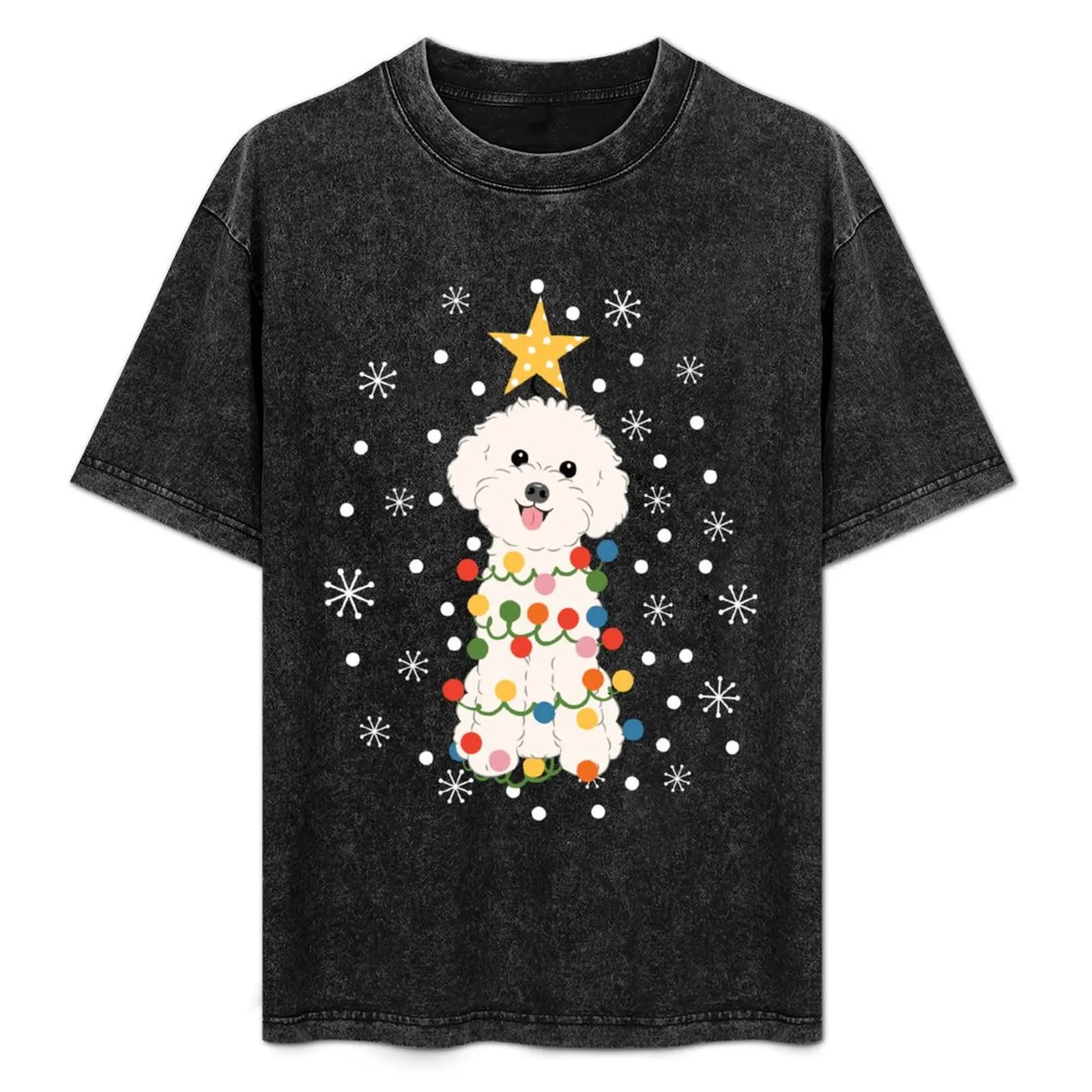 White Toy Poodle Christmas Tree T-Shirt Work Short Sleeve Cotton Top
White Toy Poodle Christmas Tree T-Shirt Work Short Sleeve Cotton Top