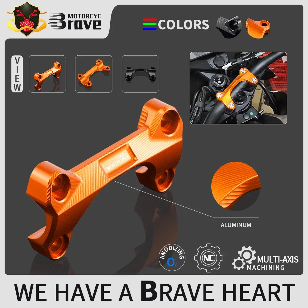 Motorcycle CNC Aluminum Handlebar Risers Top Cover Clamp For KTM 790 Adventure 2019 2020 790 adv 790adv
Motorcycle CNC Aluminum Handlebar Risers Top Cover Clamp For KTM 790 Adventure 2019 2020 790 adv 790adv