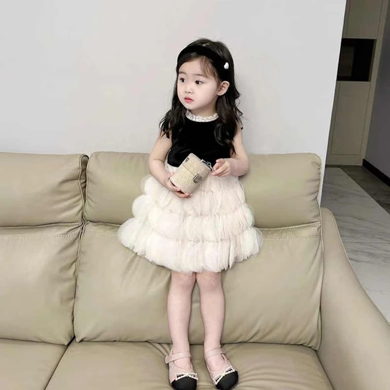 Baby Girl Summer Sweet Black Patchwork Princess Ball Gown Cake Layed Lace Sundress Birthday Holiday Party Sleeveless Dress
Baby Girl Summer Sweet Black Patchwork Princess Ball Gown Cake Layed Lace Sundress Birthday Holiday Party Sleeveless Dress